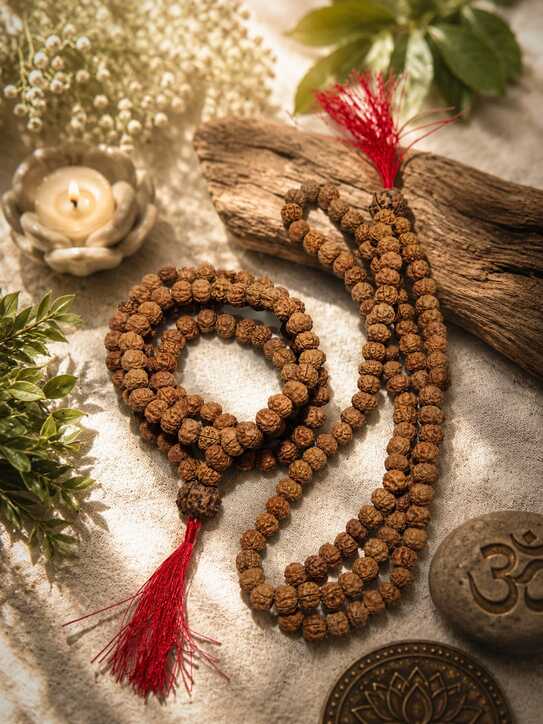 Tasbih Rudraksha sebagai koleksi