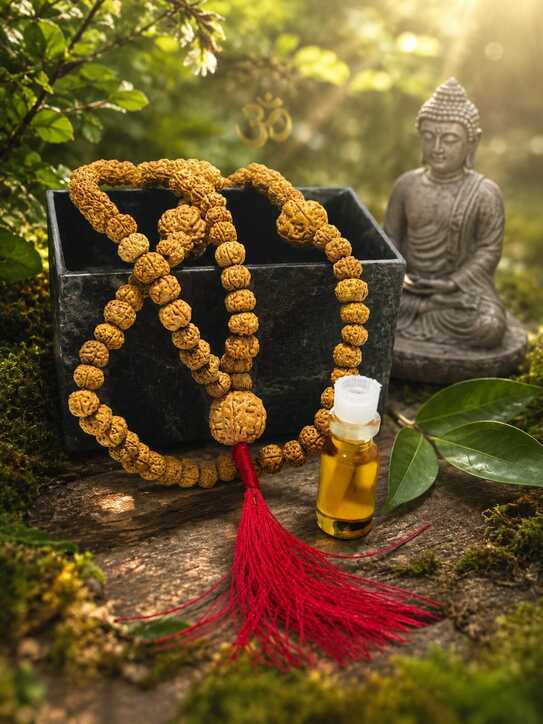 Tasbih Rudraksha sebagai hadiah